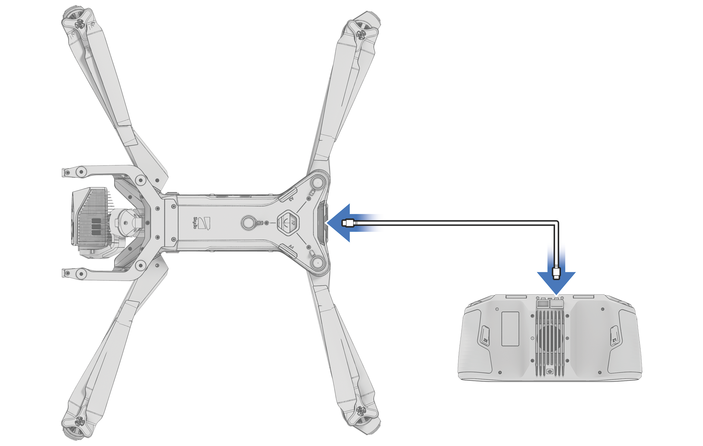 Pairing drone hot sale with controller