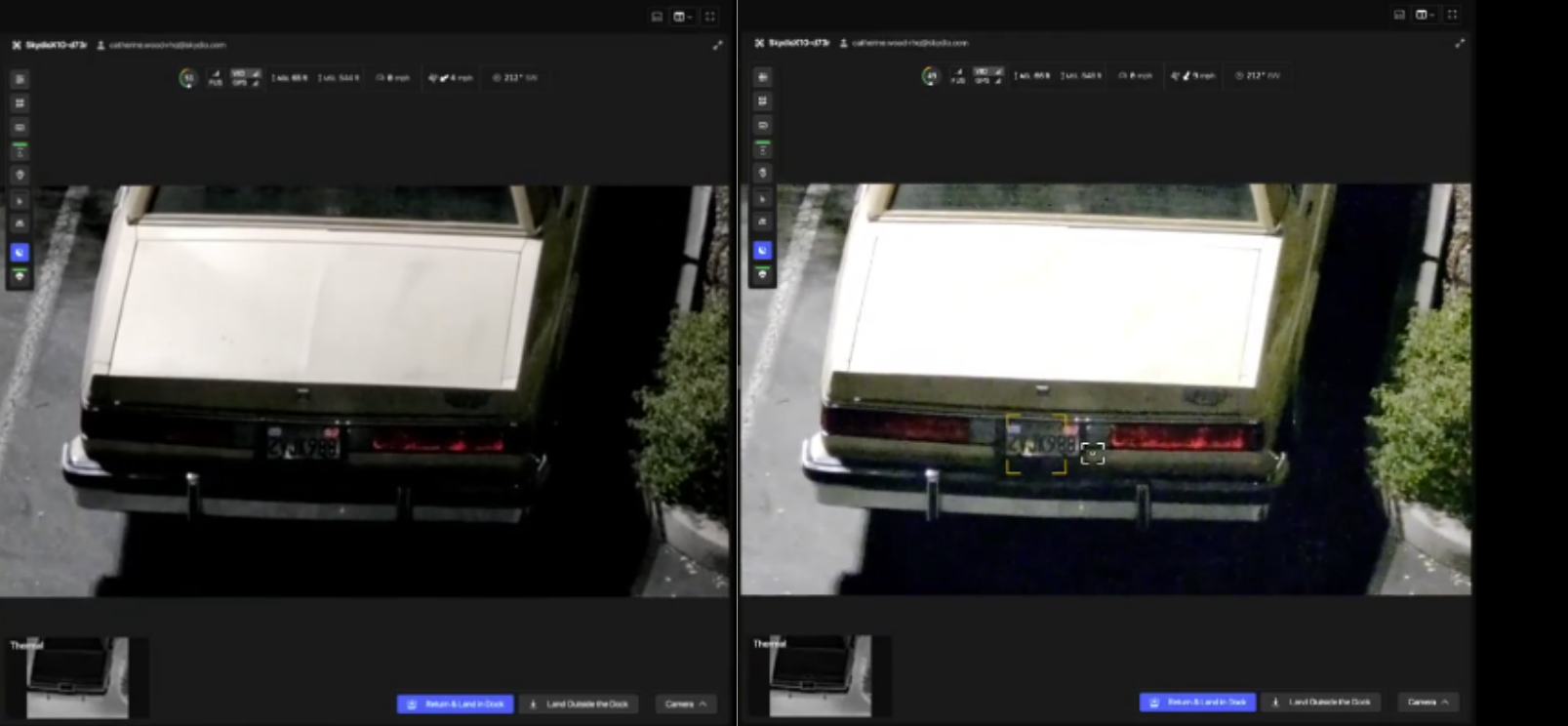 Image showing a side-by-side comparison of standard focus and exposure versus adjusted focus and exposure using Click-To-Focus